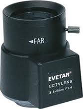 เลนส์กล้องวงจรปิด Evetar รุ่น EVD0358A